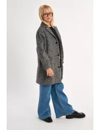 Manteau pardessus à chevrons