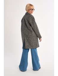 Manteau pardessus à chevrons