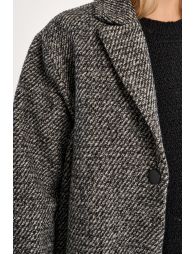 Manteau pardessus à chevrons