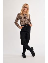 Pantalon taille paper bag