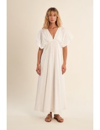 Long embroidered dress