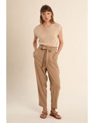 Paperbag waist trousers