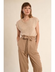 Paperbag waist trousers