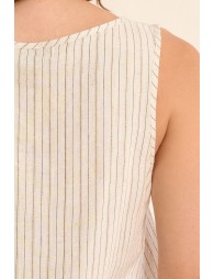 Casual tank top, striped