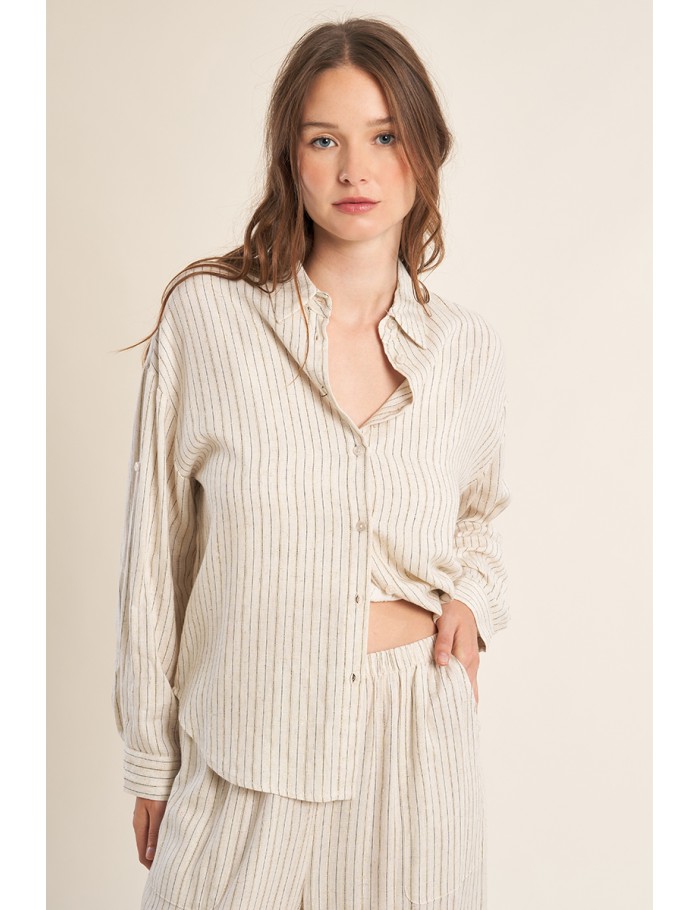 Casual, striped shirt