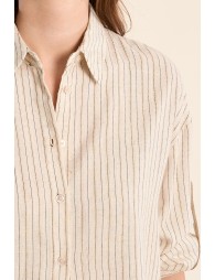 Chemise casual, rayée