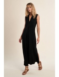 Robe longue trapèze