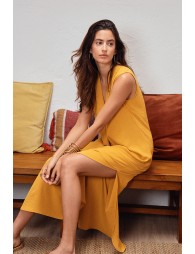 Robe longue trapèze