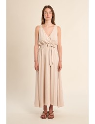 Robe longue avec dos ajouré