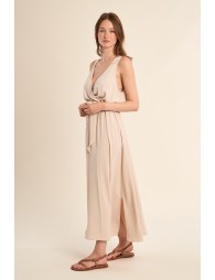 Robe longue avec dos ajouré