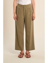 Pantalon droit, taille haute