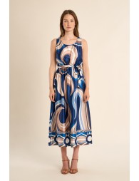 Robe longue imprimée