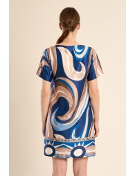 Robe t-shirt imprimée