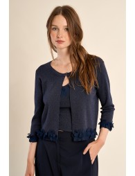 Cardigan ouvert, fantaisie