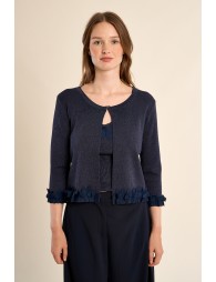 Cardigan ouvert, fantaisie