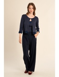 Cardigan ouvert, fantaisie