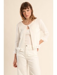 Cardigan ouvert, fantaisie