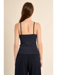 Top de mujer de tirantes, con detalles.