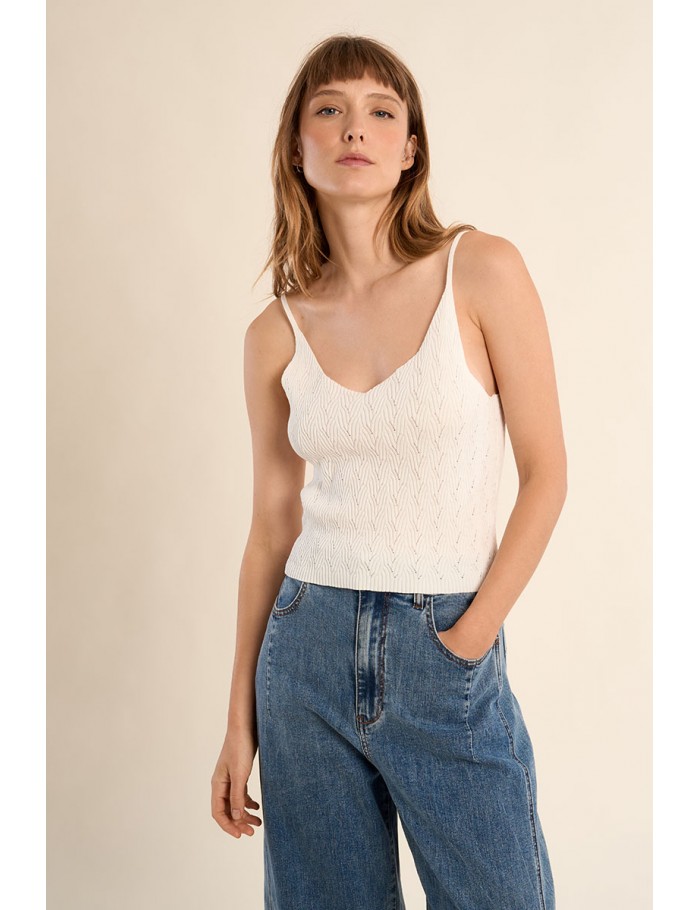 Knitted tank top