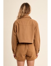 Veste courte en denim