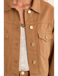 Veste courte en denim