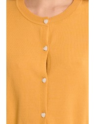 Gilet boutonné, détails cœurs