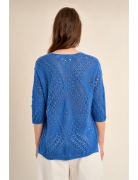 Maille manches courtes en crochet