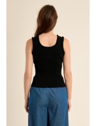 Ribbed tank top