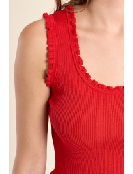 Ribbed tank top