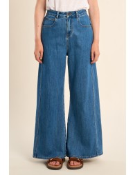 High-waisted and wide-waisted jeans