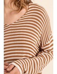 Maille manches longues, marinière