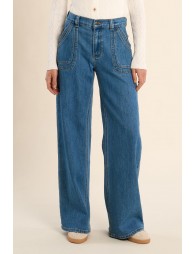 Pantalón de mujer largo, vaquero.