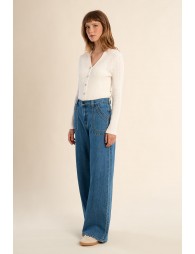 Pantalón de mujer largo, vaquero.