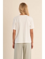 T-shirt en coton avec poche sur le cœur