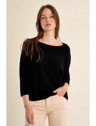 Jersey de mujer de manga larga, corte amplio.