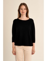 Jersey de mujer de manga larga, corte amplio.