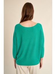 Jersey de mujer de manga larga, corte amplio.