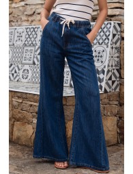 Baggy drawstring jeans