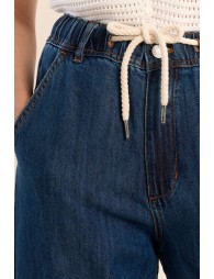 Jean baggy à cordon