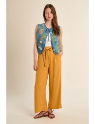 Quilted bolero, printed