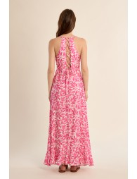 Maxi dress, with floral print