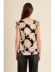 Floral print top