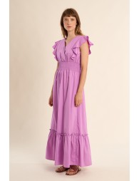 Long dress in volume