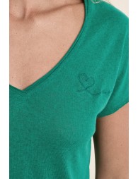T-shirt col V