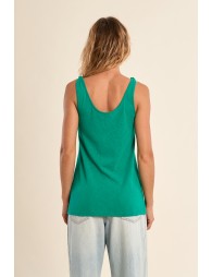Basic terry cloth tank top