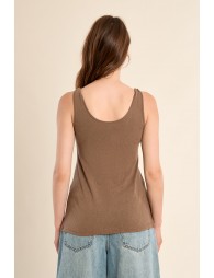 Basic terry cloth tank top