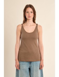 Basic terry cloth tank top