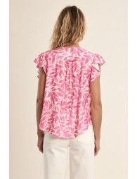 Lightweight top with floral print