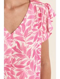 Lightweight top with floral print