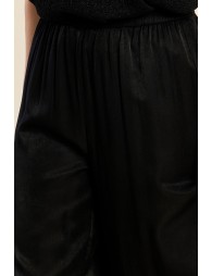 Wide pants, satin effect